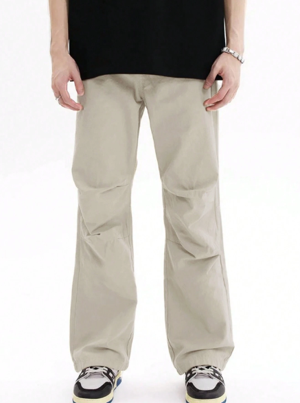 Manfinity Hypemode Men's Loose Fit Drawstring Waist Trousers