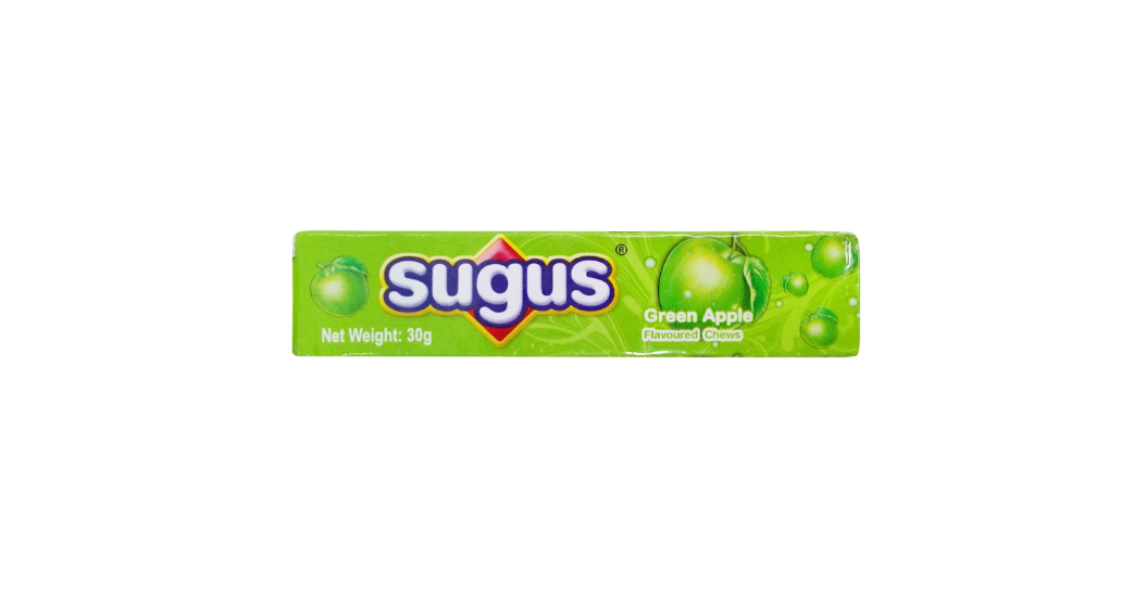 Sugus Green Apple Flavoured Chewy Candy 30g