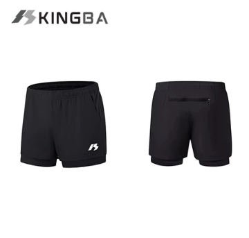 Moso  Kingba Men 2in1 Shorts Dri-Fit Training Fitness Drawstring Sports Shorts KB0101