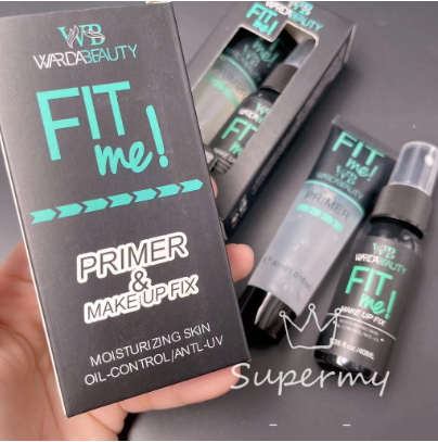Fun live NEW FIT ME 2in1 primer & make up fix moisturizing skin oil -control / antl -UV