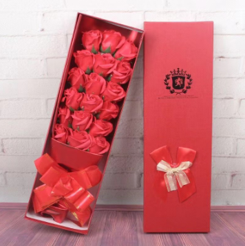 Valentine's Day Gift 18 Roses Simulation Flower Gift Box Wedding Birthday Gift