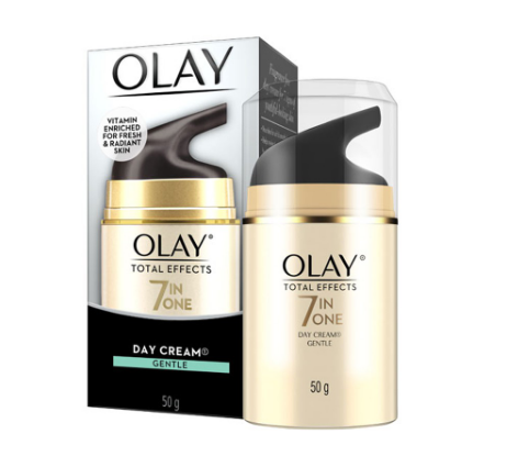 Olay Total Effects 7 Benefits Gentle Day Cream Moisturizer 50g (Skincare/Anti Aging)
