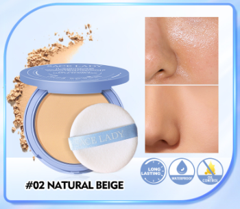 SACE LADY Oil Control Matte Face Powder Long Lasting Flawless Setting Powder Face Makeup With Mirror