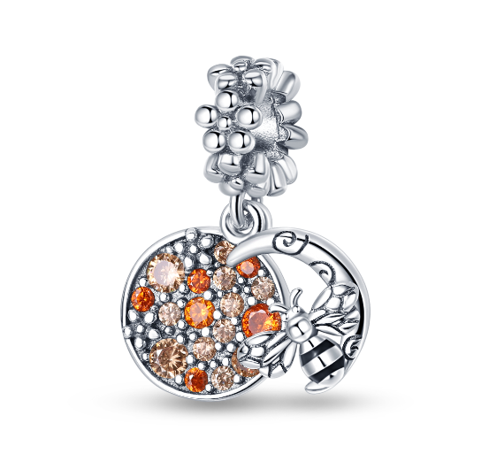 S925 Silver Pandora Same Design Colorful Spring Garden Series Suitable for Original Bracelet s11