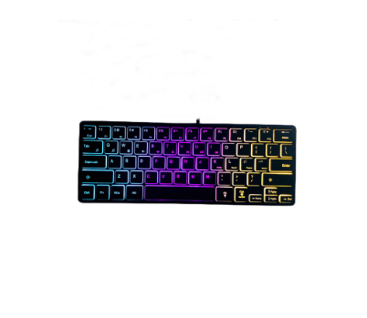 Zeus Z-920 RGB Gaming Keyboard - 64 Keys Keypad / Keyboard Multi Color RGB Illuminated Backlit