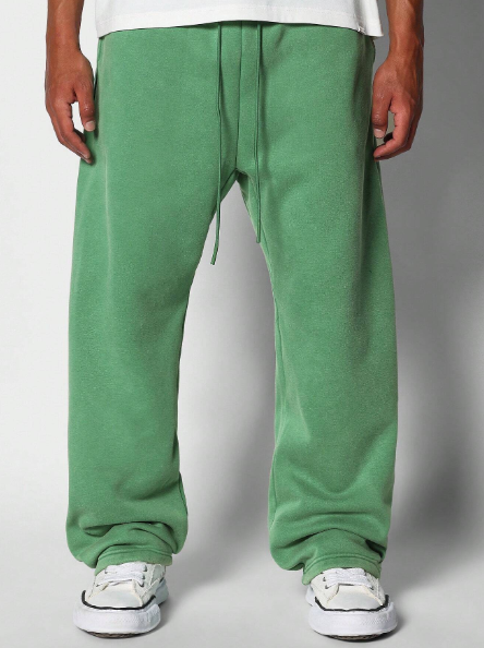 SUMWON Straight Fit Washed Joggers With Drawcords