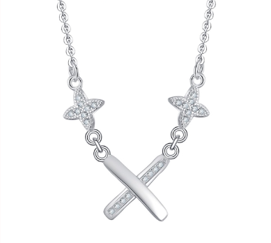 Silver Korean Fashion Jewelry Accessory Ladies' Necklace N044