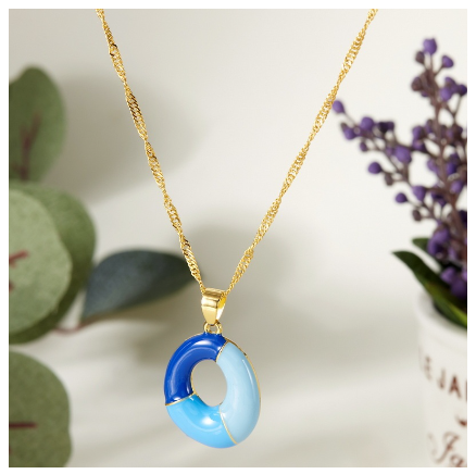 Dropping Oil 26 English Letter Pendant Necklace Fashion Colorful Letter Necklace Men's and Women's Jewelry