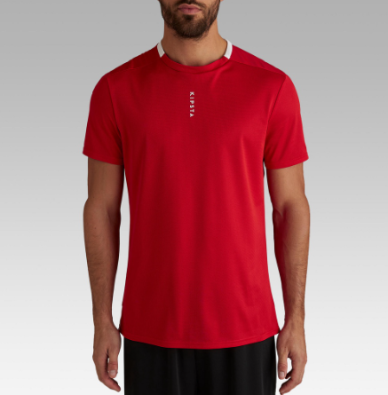 Decathlon Kipsta Adult Football Eco-Design Shirt F100 Red