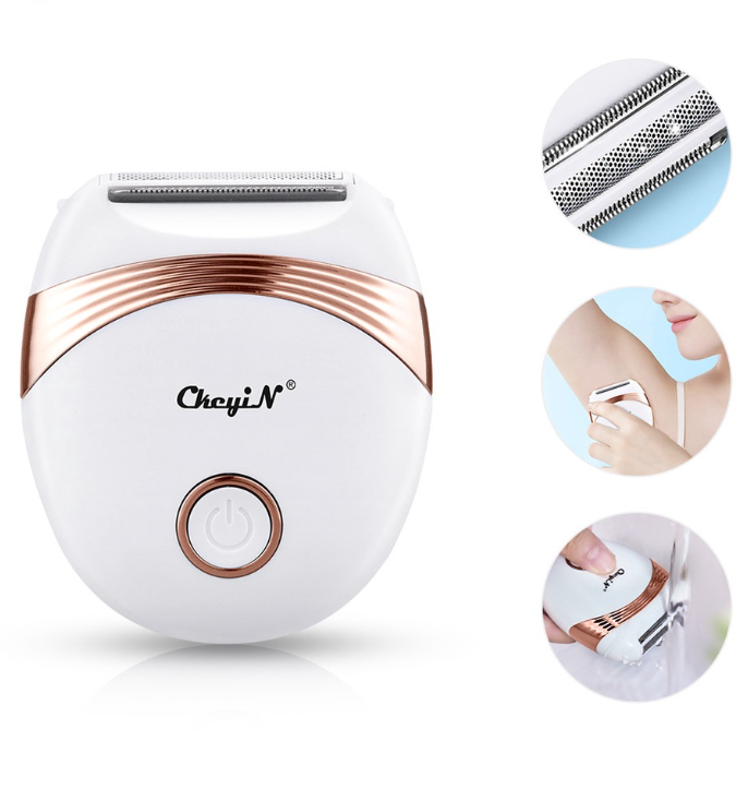 Ckeyin Lady Shaver Electric Razor Bikini Shaving Trimmer Washable Hair Removal Epilator