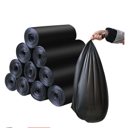 Roll Flat Top Type 50x60 15pcs/60X80 Disposable Trash Bags Big Size Kitchen Hotel Garbage Bags