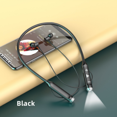 JKT Magnetic True Wireless Neckband Bluetooth V5.1 Sports Earphone Long Battery Headset with Mic