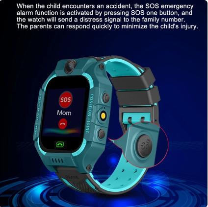 Q19 2G Network Kids Smart Watch With SOS Camera Child Smartwatch Baby Phone Voice Game Flashlight Alarm Clock For App Setracker