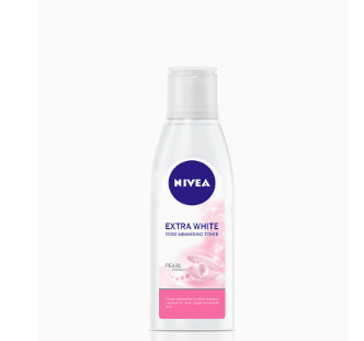 NIVEA Face Cleanser Extra White Pore Minimising Toner, Whitening Face Toner, 200ML