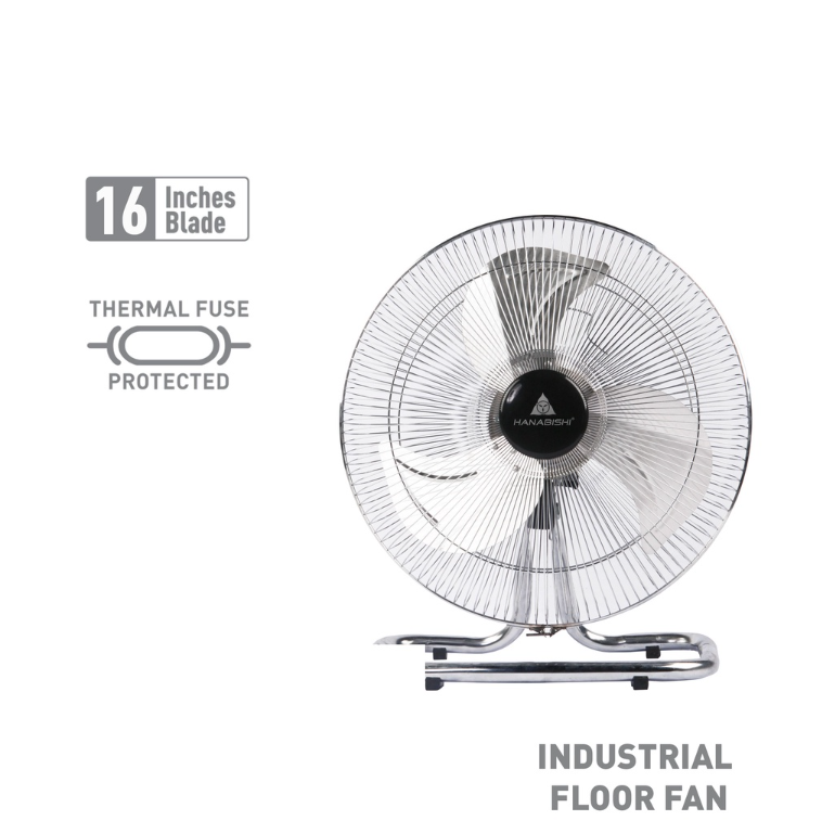 Hanabishi Industrial Floor Fan HIFF1600 |16 inch blade Electric Fan