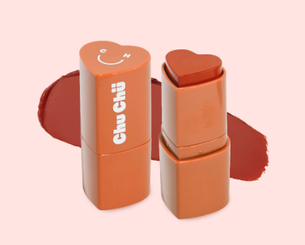 Chu Chu Beauty Multiuse Heart Stick In Burnt Clay