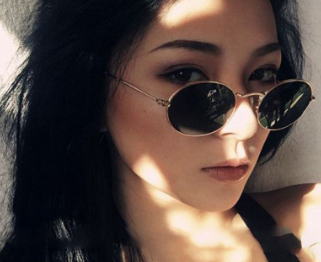 Oval small frame shades sunglasses for women retro trend Speck mata eyeglasses colour