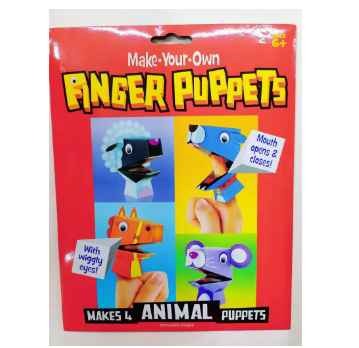 Make-Your-Own Fnger Puppets(4pcs/1 pack) Random Design