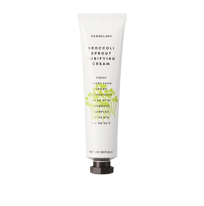 Nature Republic Herbology Broccoli Sprout Purifying Cream