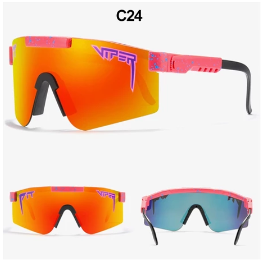 Viper Sports Sunglasses UV400 Outdoor Polarized Sports Eyewear Fashion Bike Bicycle Sunnies Mtb Goggles with Case Protection Cycling