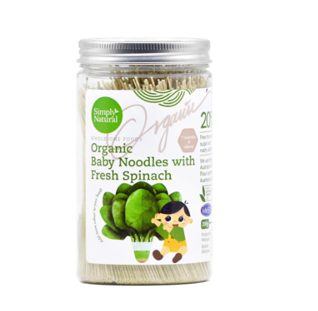 Simply Natural Organic Baby Noodles w/ Fresh Spinach 7+months  200g