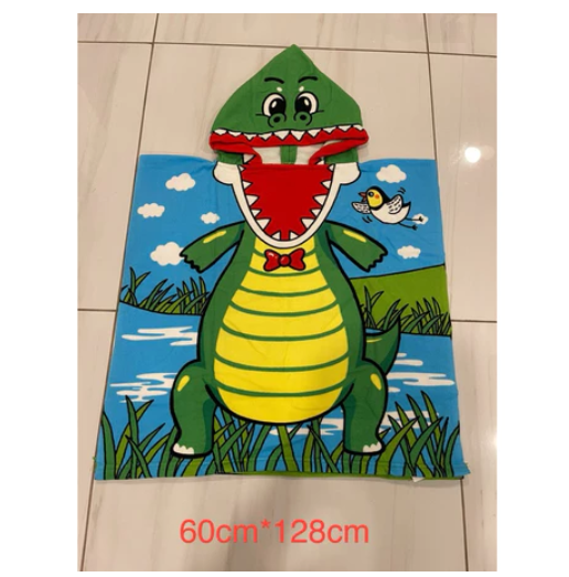 Essential Kids Bath Towel with Hood and Rectangle Bath Towel BT10