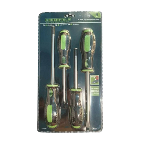 Greenfield Bi-Mat Screwdriver Set 4pcs