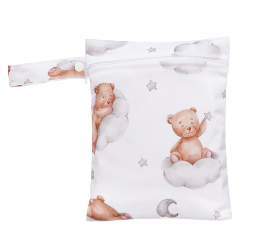 Happyflute 18x25CM Waterproof Mini Wet Diaper Bag Reusable And Portable Single Pocket Dry Bag For Diapers S8