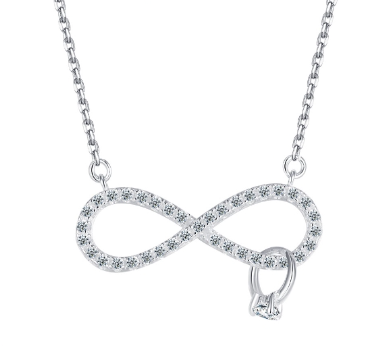 Italy Silver Korean Fashion Jewelry Accessory Ladies' Necklace N081