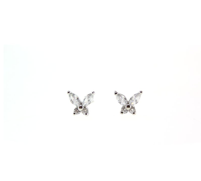 Earrings Butterfly Stud