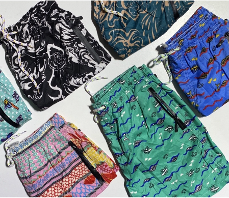 H&M Printed Board Shorts