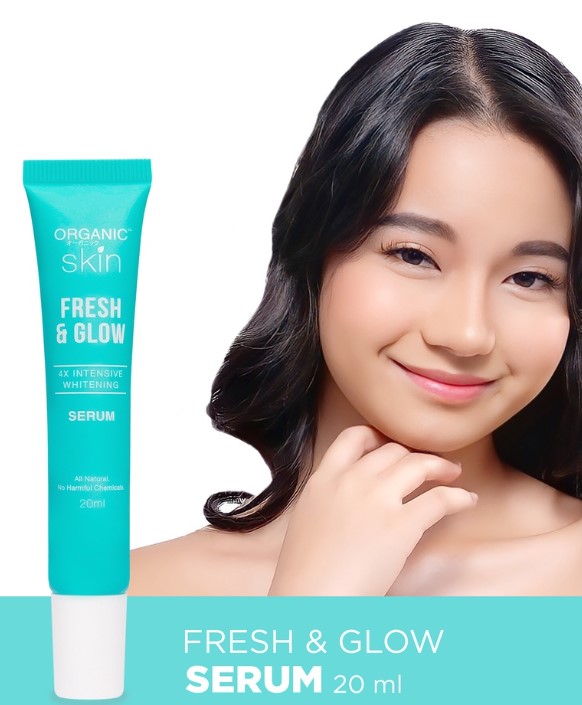 Organic Skin Japan Fresh & Glow 4x Intensive Whitening Repair Serum 20ml