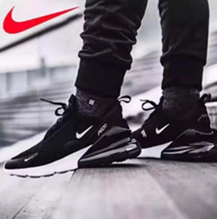 NIKE Airmax 270 720 Flyknit Shoes Running Shoes For Men and Women (36-45 CLASS A) Black White Yellow