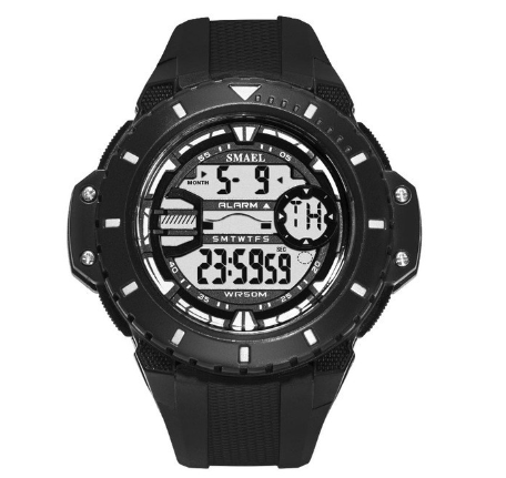 Smael Outdoor Leisure Digital Watch Fashion Sporting Goods LED Display Water Resistance Shock Resistant Wristwatch 1519 07