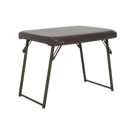 Lifetime USA Brown Companion Table - Versatile, Durable, Easy to Maintain, Perfect for Everyday Use