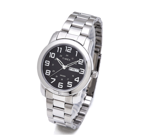 Timex G15 Series Silver Stainless Steel Analog Quartz Watch For Men TWEG1530E CLASSICS