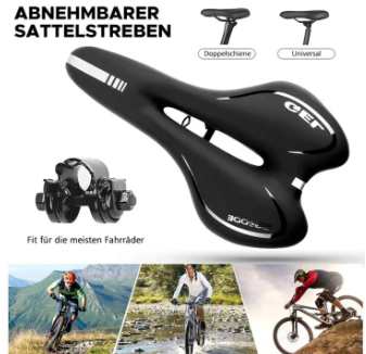 Breathable Silica Gel Bicycle Saddle MTB Seat Pad Spare Cycling Saddles(not include Seat Clamp)