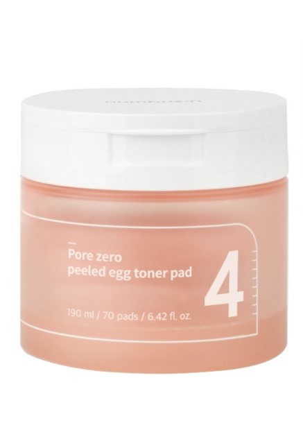 No.4 Pore Zero Peeled Egg Toner Pad 190ml 70 Pads
