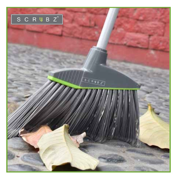 SCRUBZ Long Angle Broom 137x30CM  Easy Grip  Heavy Duty  Household Cleaning Tools Essentials