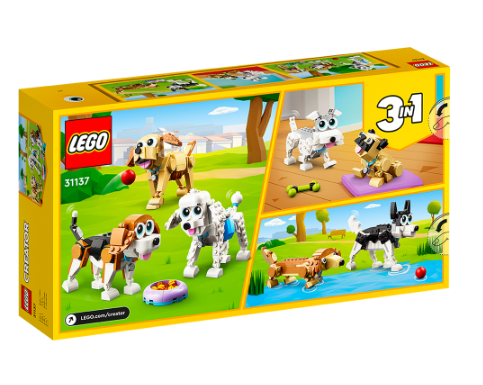 Lego 31137 Creator 3-in-1 Adorable Dogs 475 pcs Building Blocks