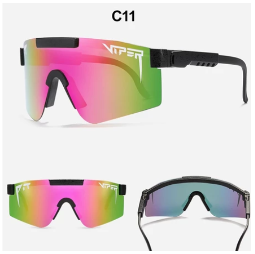 Viper Sports Sunglasses UV400 Outdoor Polarized Sports Eyewear Fashion Bike Bicycle Sunnies Mtb Goggles with Case Protection Cycling