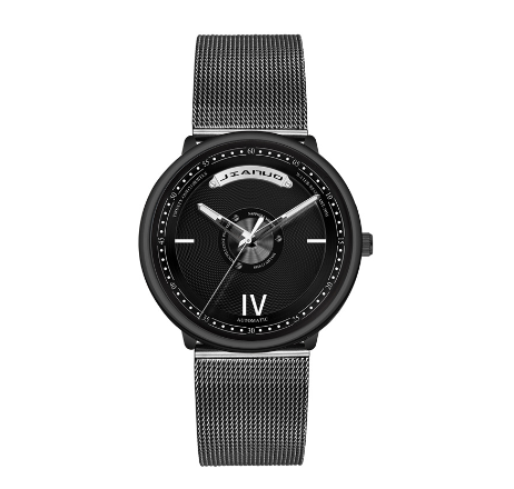2020 new men's watch fashion trend mesh strap watch simple ultra-thin business quartz watch  05