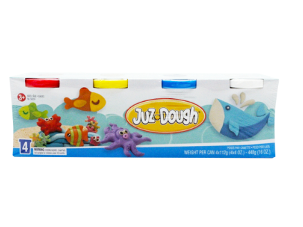 Juz Dough Under The Sea 26 Red, 06 Yellow, 39 Blue, 23 White 4 Packs