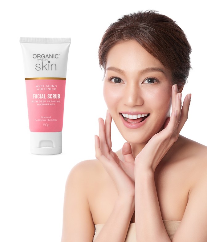 Buy 1 Take 1 Organic Skin Japan Anti-Aging Whitening Facial Scrub with Microbeads 50g