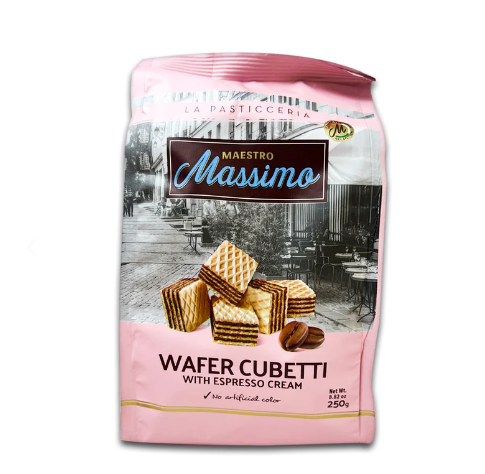 Maestro Massimo Wafer Cubetti With Espresso Cubes 250g