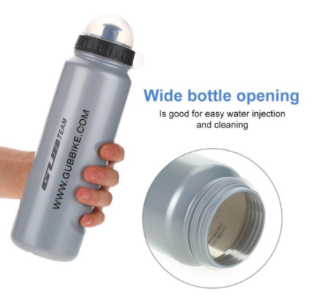 GUB 1000ml Outdoor Portable Sports Water Bottle with Straw Lid Dust Cover for Cycling Hiking Camping Travel