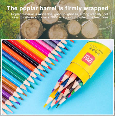 Deli 7070 Color Pencil Art Painting Set 12/24/36 Pcs Colored Pencils