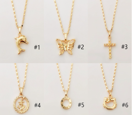 New Bangkok Gold Pendant Necklace For Women