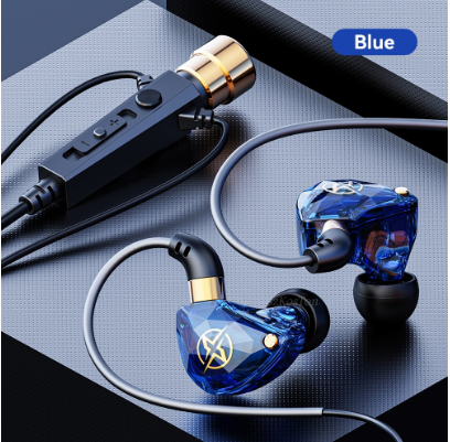 SPRISE New KT Wired Earphones With Microphone Deep Bass Dynamic