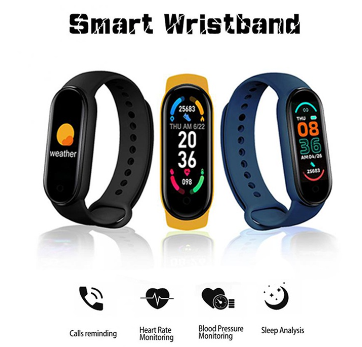 M7 Smart Watch Heart Rate Blood Pressure Fitness Tracker Sport Waterproof Smart Band 2022 New